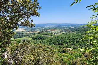 Panorama sulla Val di Chiana