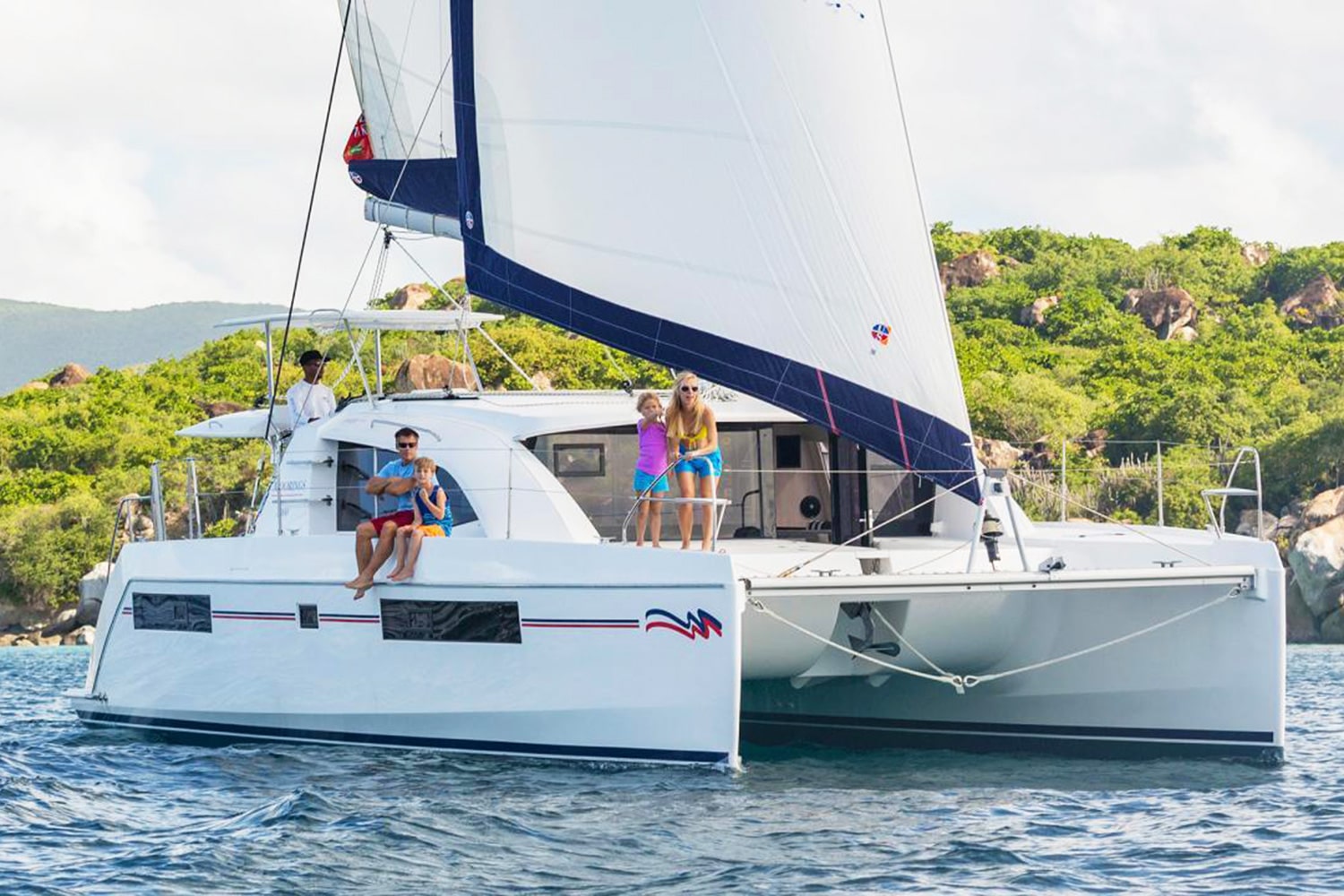 Vacanza in catamarano in famiglia