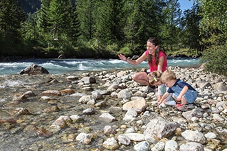 Passeggiate lungo il torrente