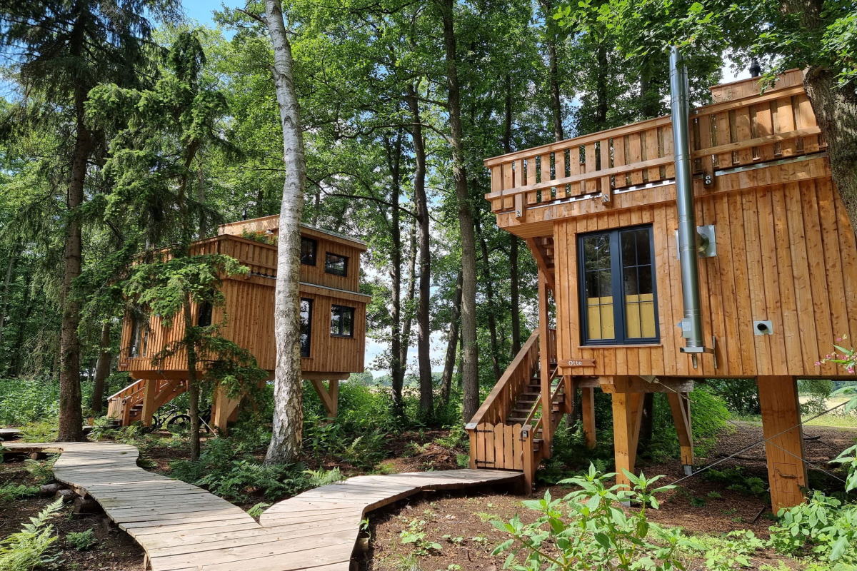 Dormire in una casa sull'albero in Germania