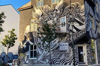 Murales a Reykjavik