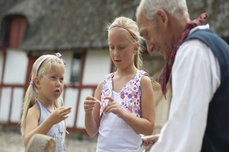 Villaggio della Fionia Odense con i bambini