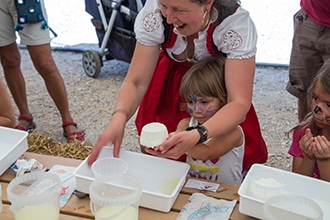 Latte in festa, laboratorio sul formaggio