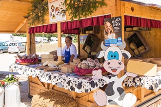 Latte in festa, stand gastronomici