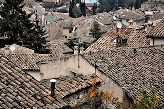 Spoleto con i bambini: tetti e vicoli