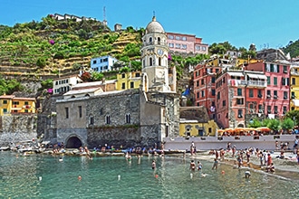 Vernazza e spiaggia