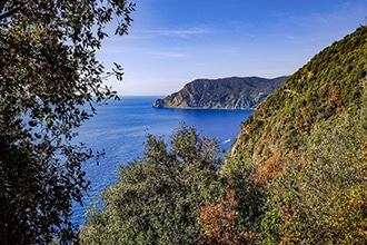 Cinque Terre, panorama della costa