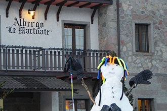 Albergo le Macinaie sul Monte Amiata, inverno