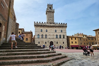 Piazza Grande a Montepulciano