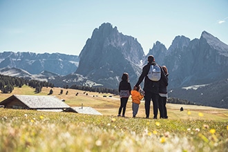 Alpe di Siusi, escursioni al Cavallino Bianco