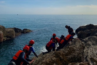 Coasteering parco di portofino