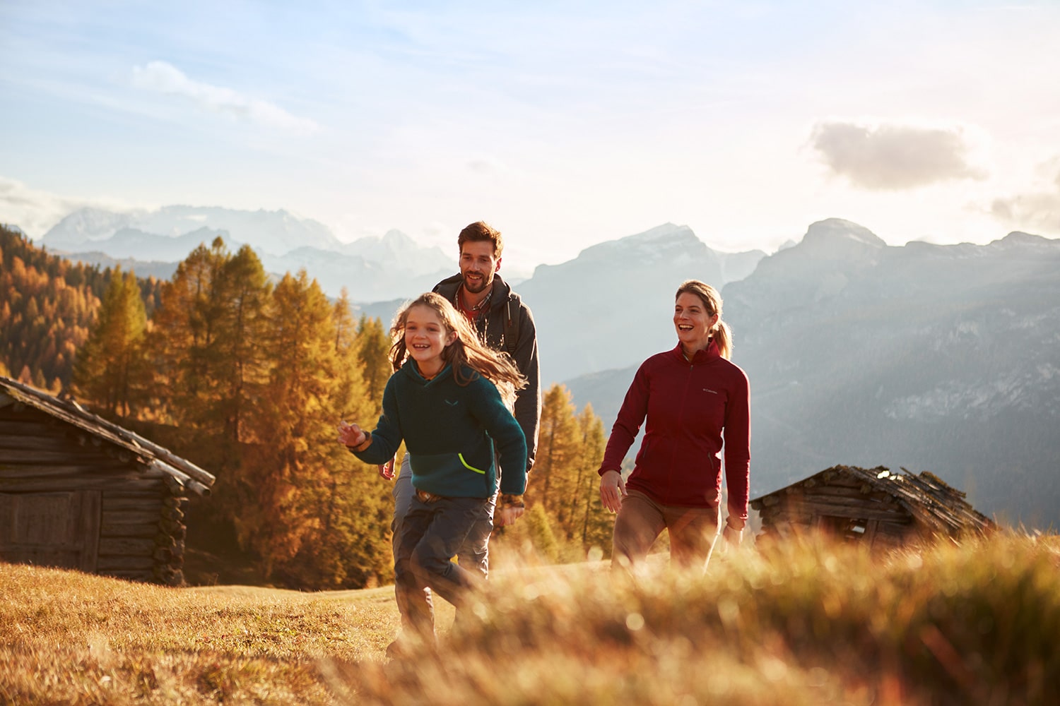 Alta Badia in autunno, passeggiata in famiglia