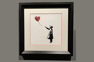 Banksy, girl with balloon