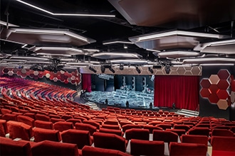 MSC World Europa, teatro