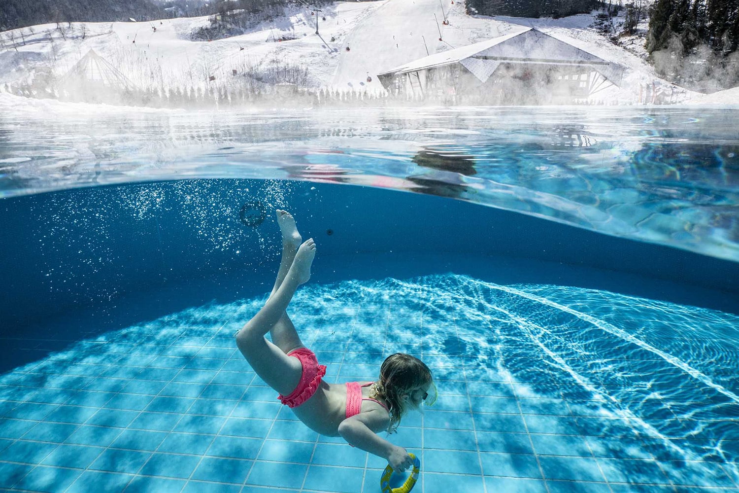 Terme sulla neve a Bad Kleinkirchheim in Carinzia