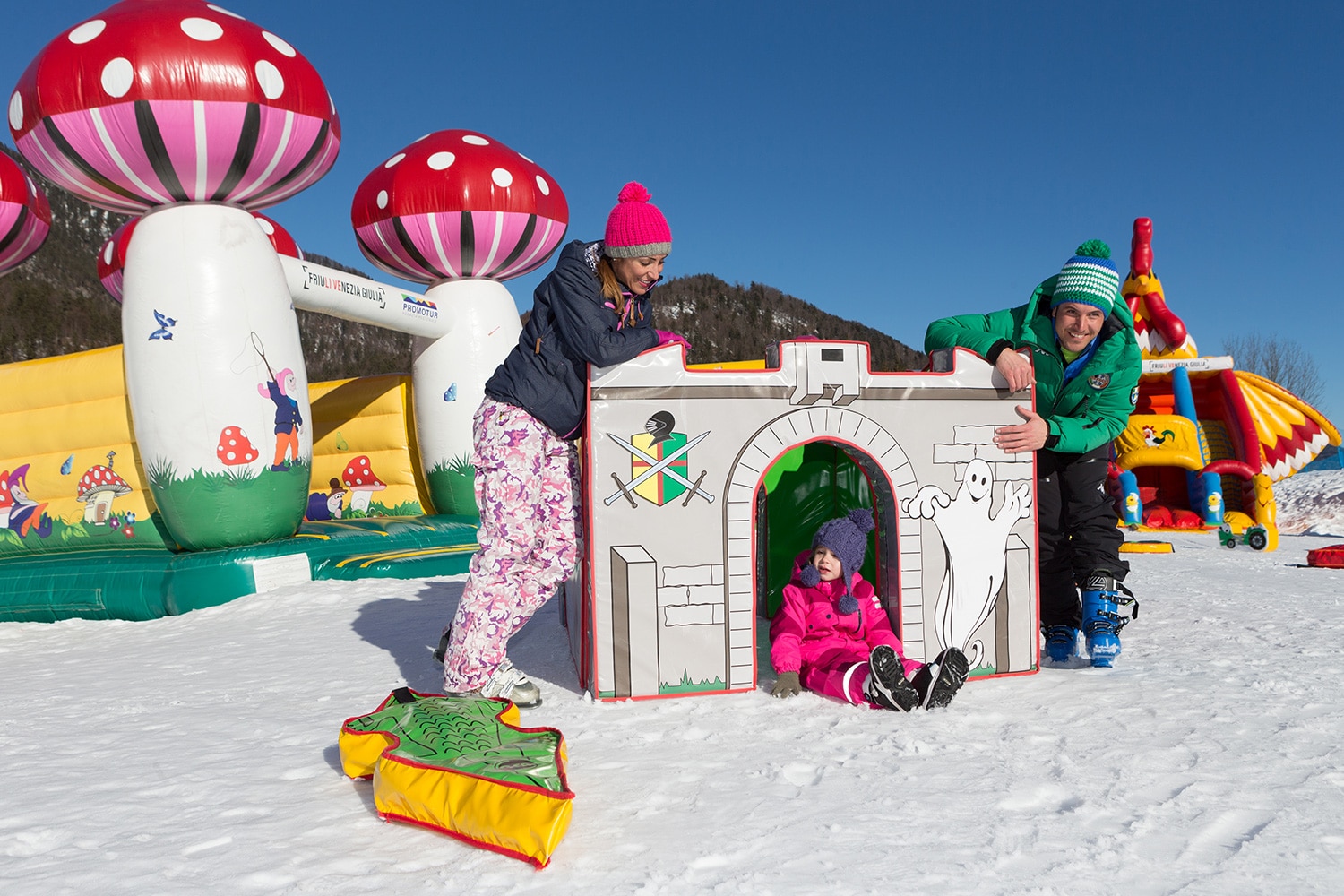 Parco giochi sulla neve di Tarvisio, foto F. Gallina