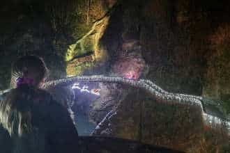 Natale: percorso di luci all'Orrido di Bellano (LC)