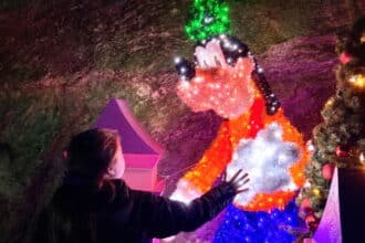 Orrido di Bellano a Natale con bambini