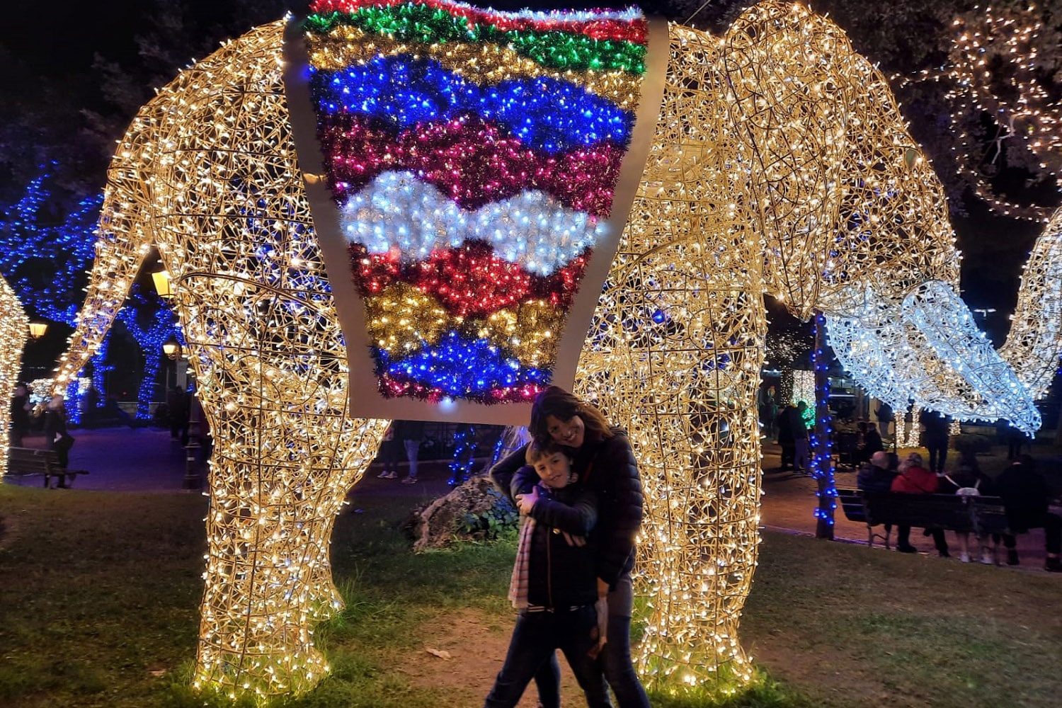 Gaeta luminarie, Villa Comunale