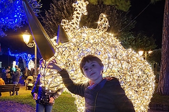 Gaeta luminarie, Villa Comunale