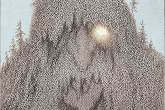 Schizzo a tema troll di Theodor Kittelsen