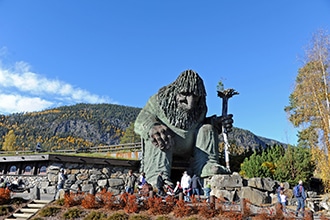 Troll al Hunderfossen Family Park di Lillehammer