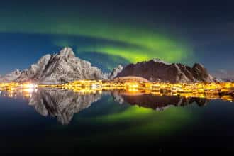 Aurora boreale Lofoten