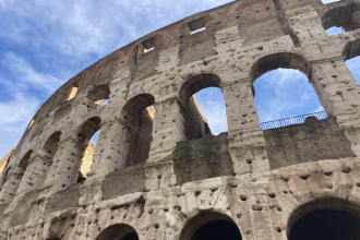 Colosseo con bambini