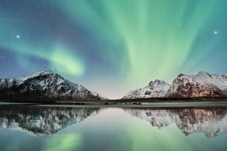 Aurora boreale alle Lofoten