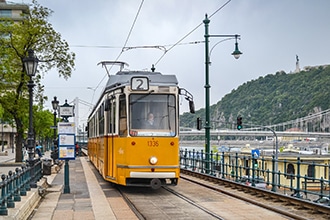 Tram2 panoramico di Budapest