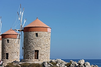 Mulini a vento a Rodi