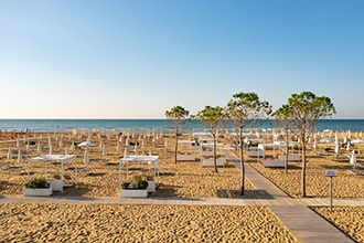 Spiaggia di Bibione, gazebo