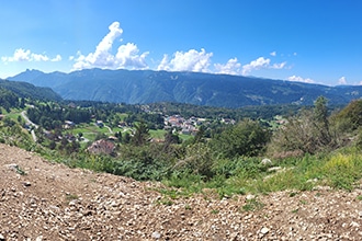 Panorama sull'Alpe Cimbra dal Drago Vaia