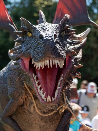 Il Castello delle Sorprese sul Lago Maggiore: il drago gigante