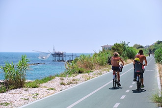 Ciclopedonale in Costa dei Trabocchi