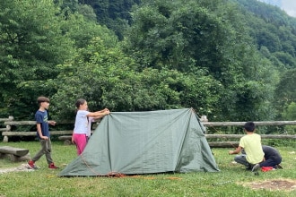 Dormire in tenda Slow Camp