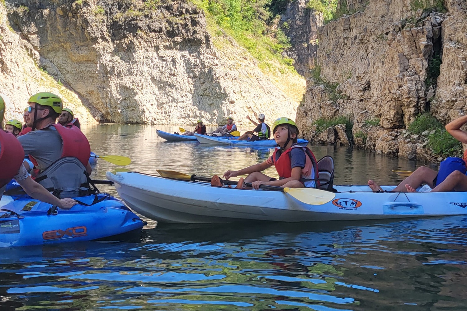 Canyon Novella in kayak, Val di Non