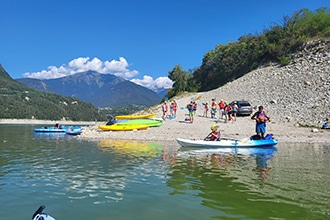 Canyon Novella in kayak, Val di Non