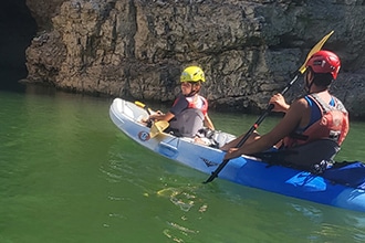 Canyon Novella in kayak, Val di Non