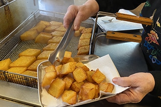 La crema fritta a Chioggia, procedimento