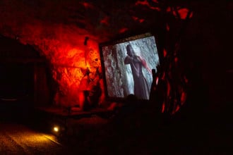 Museo delle miniere d'argento di Schwaz, Tirolo, sala multimediale