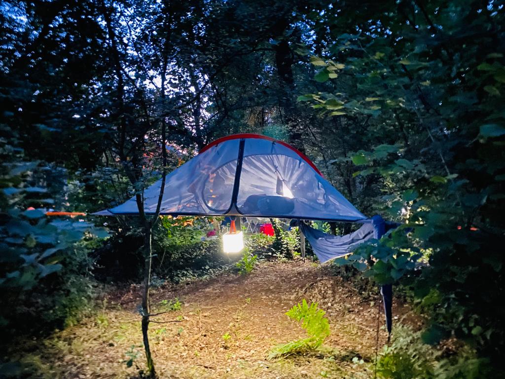 Tenda sospesa al Nido nel Parco, Vigevano