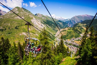 la Thuile, Monte Bianco, seggiovie