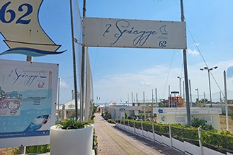 Hotel Fabrizio di Rimini, lido convenzionato