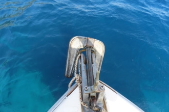 Il mare dalla barca Isola del Giglio