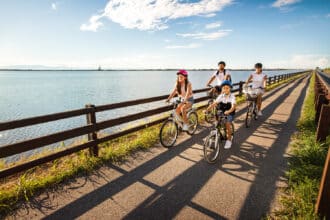 Famiglia in bici in Friuli Venezia Giulia, Grado