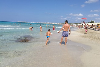 Spiagge di Gallipoli con bambini