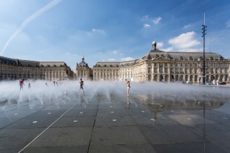 Miroir d'eau Place de la Bourse Bordeaux