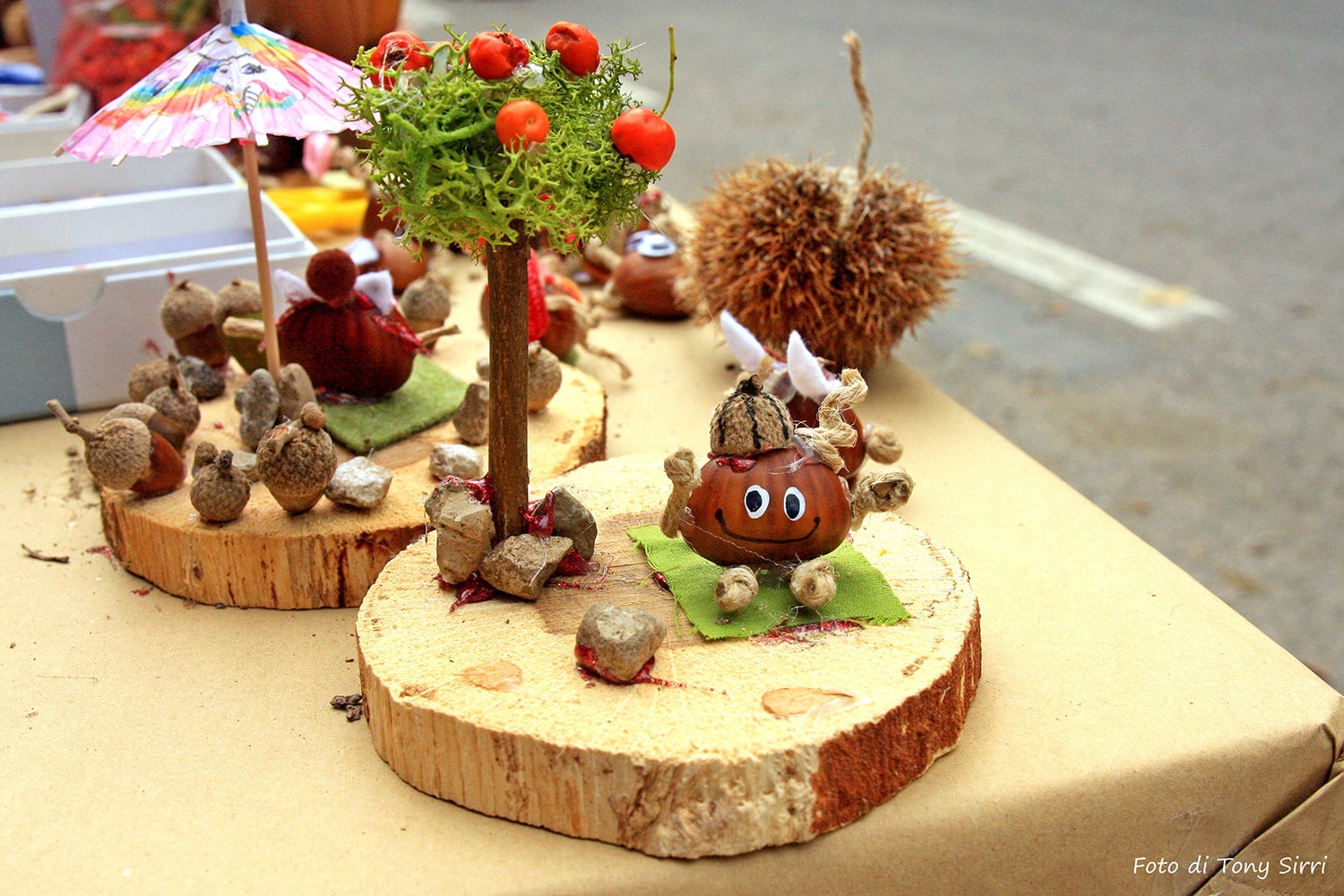 Lavoretti con le castagne al Maneggio Casetta, foto Tony Sirri