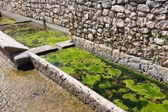 La fontana lavatoio di Affi lungo il Cammino del Bardolino (VR)